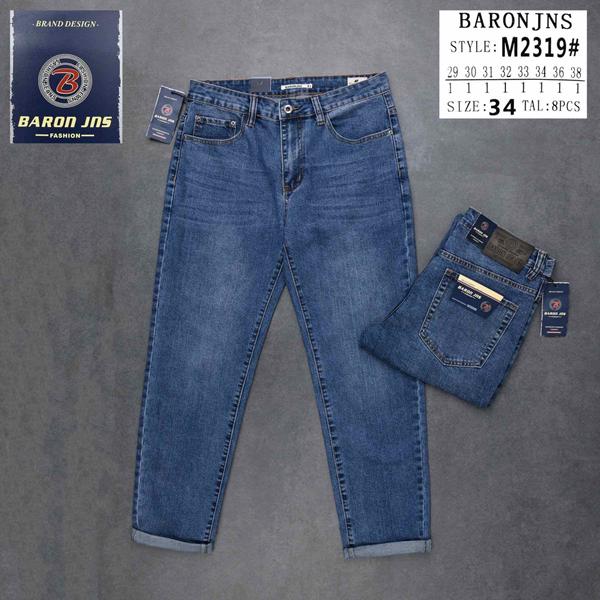 Джинсы Baron Jeans (29-38) M2319 blue (деми)