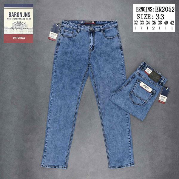 Джинсы Baron Jeans (32-42) 2052 l.blue (деми)