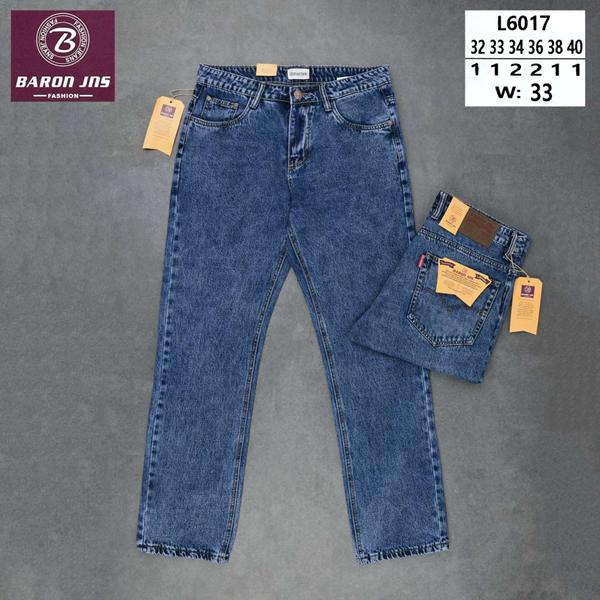 Джинсы Baron Jeans (32-40) L6017 blue (деми)