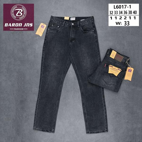 Джинсы Baron Jeans (32-40) L6017-1 black (деми)