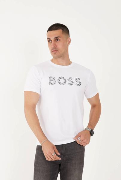Футболка F.T.H (S-2XL) F895 white (лето)
