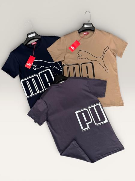 Футболка F.T.H (S-2XL) F922 d.grey (лето)