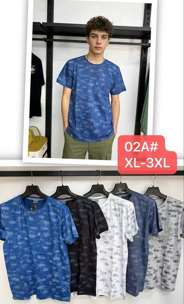 Футболка Lina (XL-3XL) 02A mix (лето)