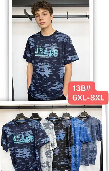 Футболка Lina (6XL-8XL) 13B mix (лето)