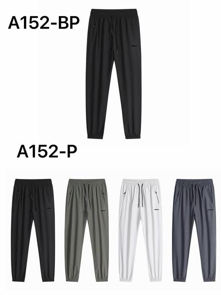 Штаны спорт LiOpt (M-3XL) A152P d.grey (деми)