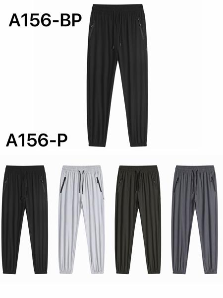 Штаны спорт LiOpt (M-3XL) A156P l.grey (деми)