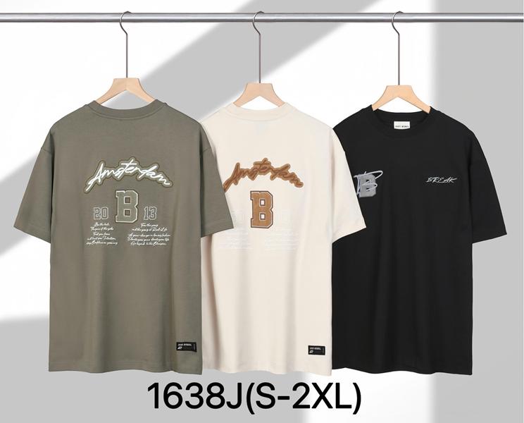 Футболка LiOpt (S-2XL) 1638J khaki (лето)