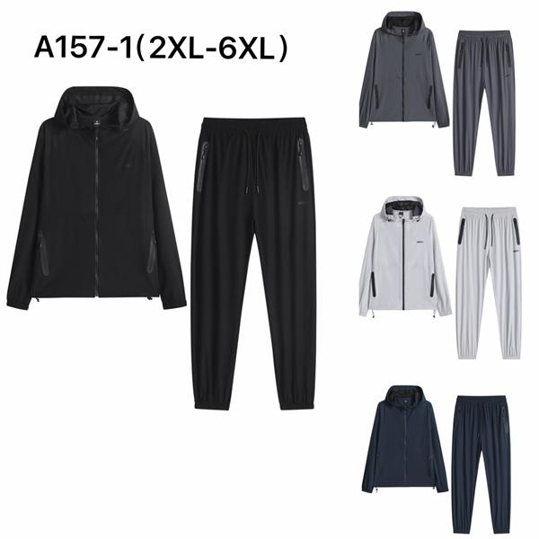 Костюм спорт LiOpt (M-3XL) A157 black (деми)