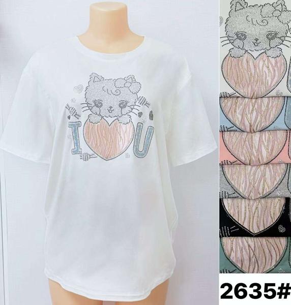 Футболка LiOpt (5XL-6XL) 2635 mix (лето)