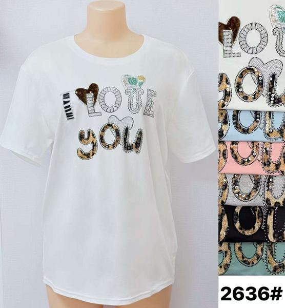 Футболка LiOpt (5XL-6XL) 2636 mix (лето)