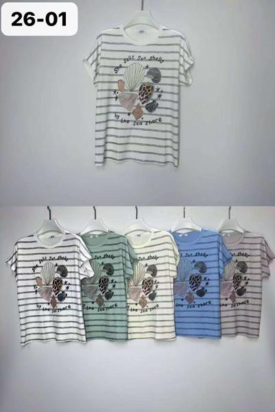 Футболка LiOpt (5XL-6XL) 26-01 mix (лето)