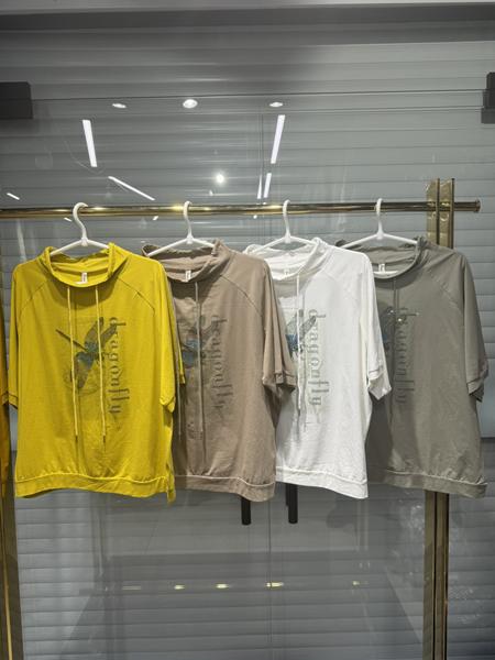 Футболка DGMD (L-5XL) E26135 yellow (лето)