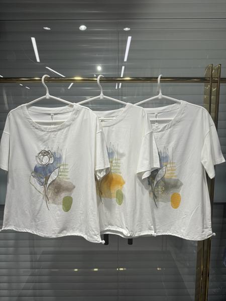 Футболка DGMD (3XL-8XL) E26026 white-khaki (лето)