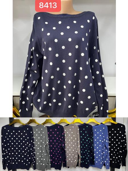 Свитер DGMD (56-60) 8413 mix (деми)