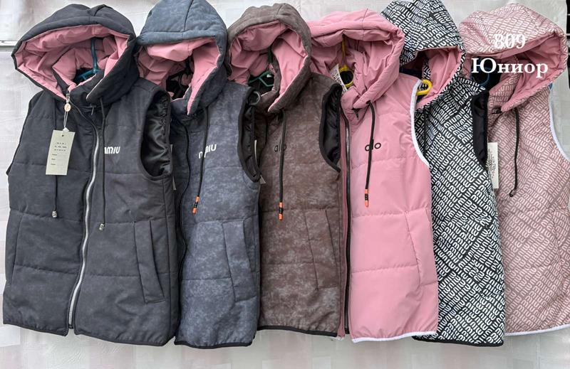 Жилетка Shon (40-48) S2617 pink (деми)