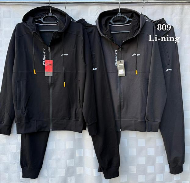 Костюм спорт Shon (48-58) S2630 black (деми)