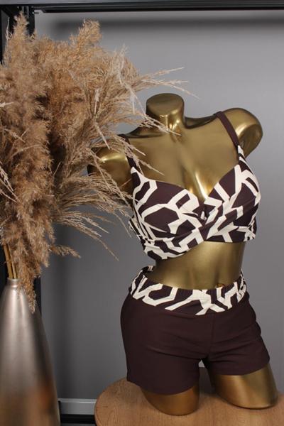 Купальник Sun&Sea (48-56) 26110 brown (лето)