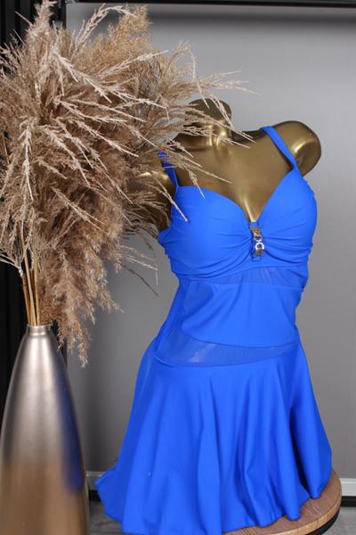 Платье Sun&Sea (48-56) 26101 blue (лето)