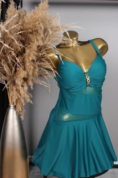 Платье Sun&Sea (48-56) 26101 green (лето)