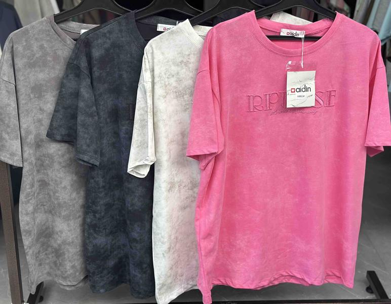Футболка Aidin-шик шок (one size) 8882 pink (лето)