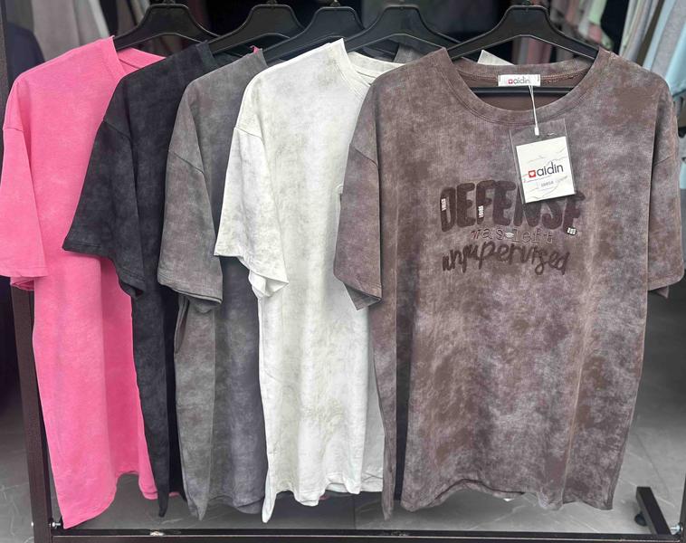 Футболка Aidin-шик шок (one size) 8885 brown (лето)