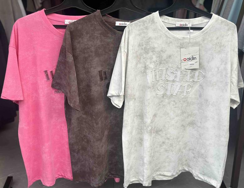 Футболка Aidin-шик шок (one size) 8888 white (лето)