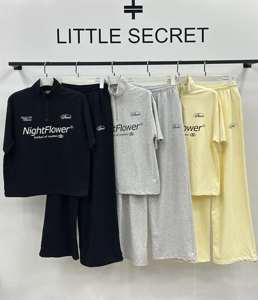 Костюм спорт Little Secret (S-L) 500466 black (лето)