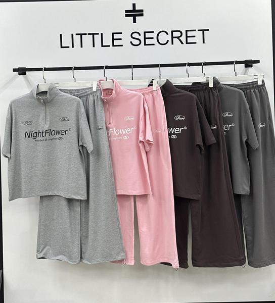 Костюм спорт Little Secret (S-L) 500466 l.grey (лето)