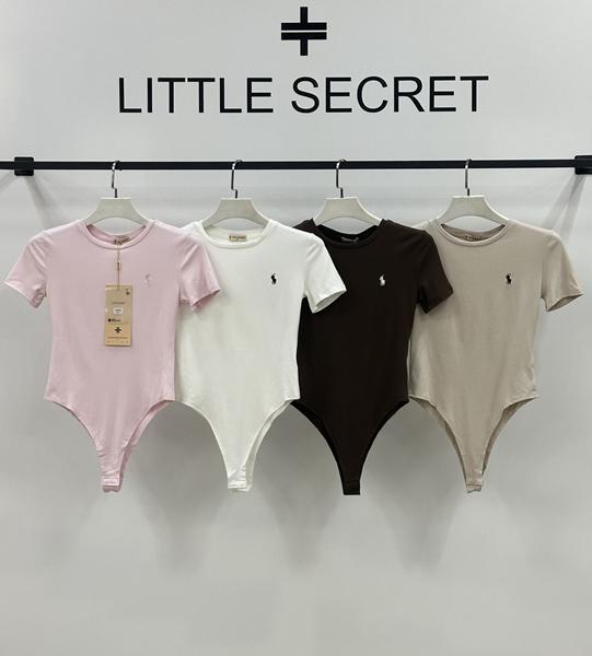 Боди Little Secret (S-L) K018 pink (лето)
