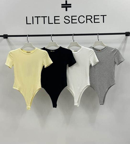 Боди Little Secret (S-L) K019 black (лето)