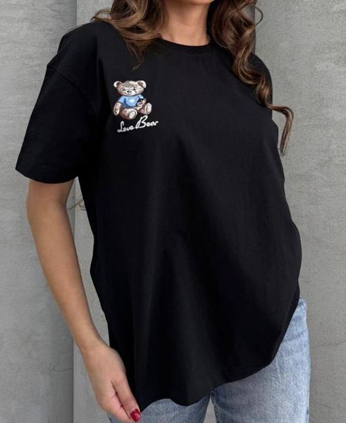 Футболка Lora (one size) LR1142 black (лето)