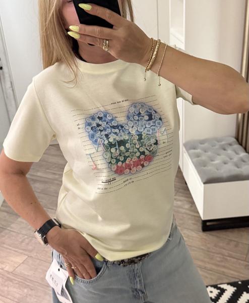 Футболка Lora (one size) LR1154 l.yellow (лето)