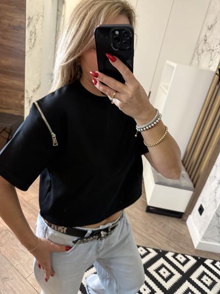 Топ Lora (one size) LR1177 black (лето)