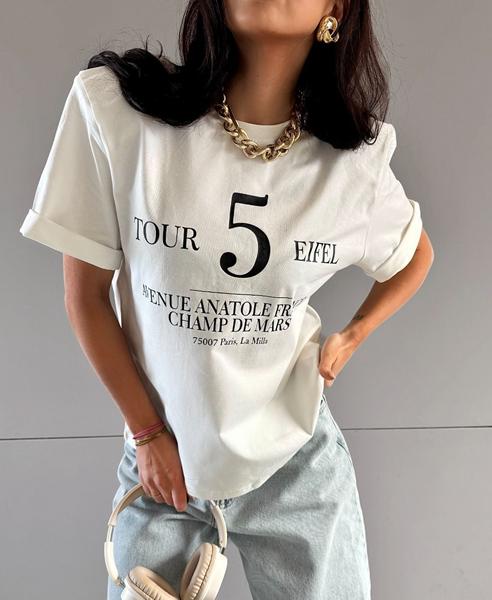 Футболка Lora (one size) LR1178 white (лето)