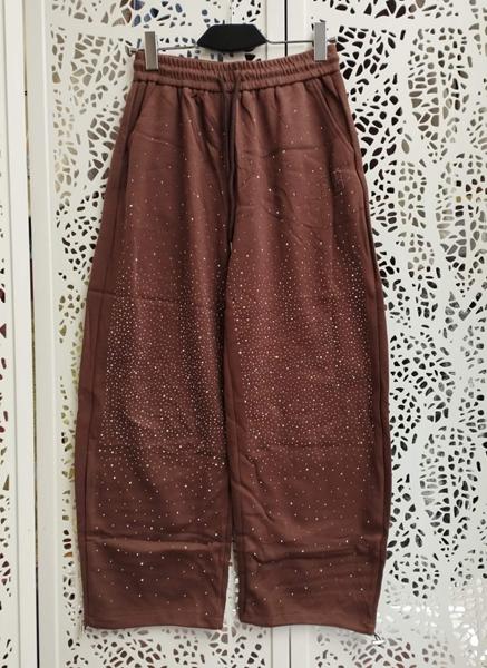 Штаны спорт Lora (M-XL) LR1188 brown (деми)