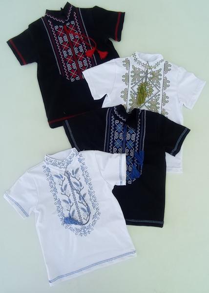 Вышиванка Meloria (30-42) ML4203 white-l.blue (лето)