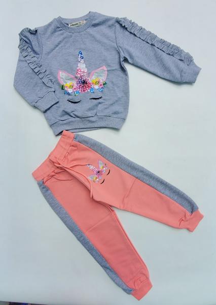 Костюм спорт Meloria (3-10) ML4302 grey (деми)