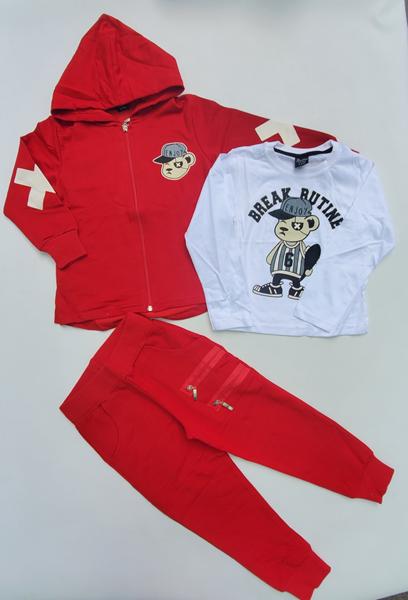 Костюм спорт Meloria (3-10) ML4303 red (деми)