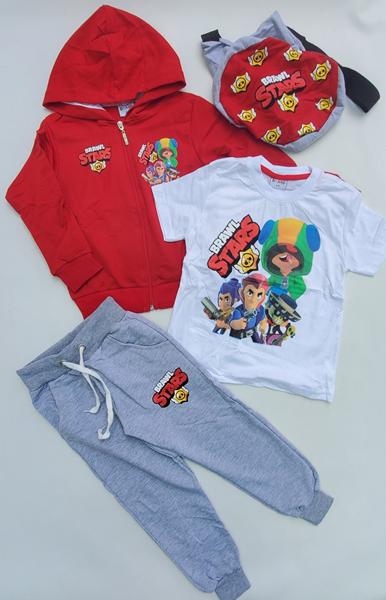 Костюм спорт Meloria (3-10) ML4304 red (деми)