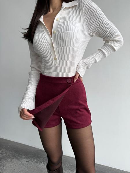 Юбка-шорты Arina (42-46) 1402 wine (лето)