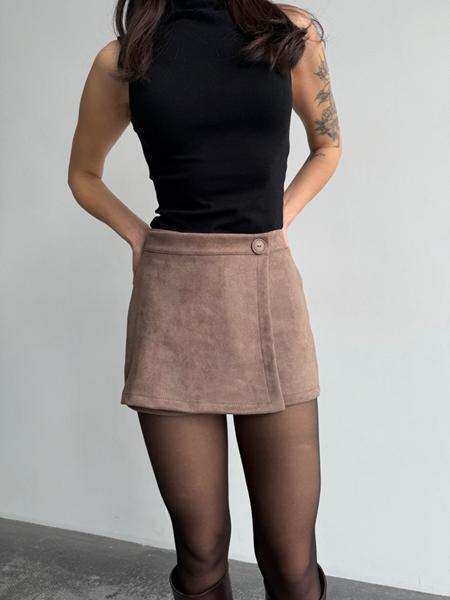 Юбка-шорты Arina (42-46) 1702 d.beige (лето)