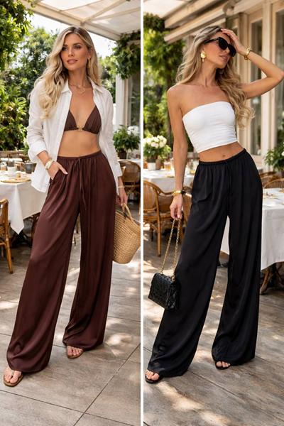 Штаны Arina (42-48) 1717 brown (деми)