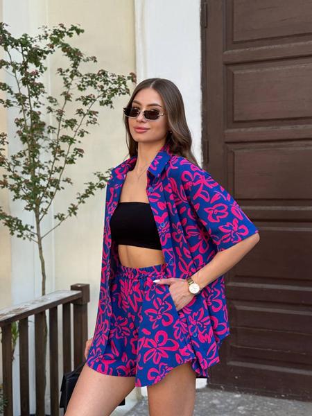 Костюм Arina (42-48) 2452 blue (лето)