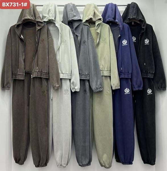 Костюм спорт Шаолинь (M-XL) 7311 l.grey (деми)