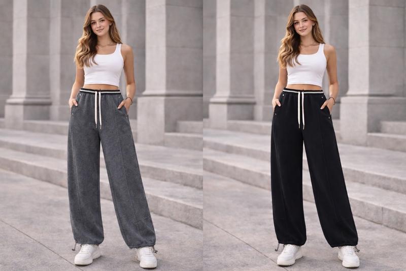 Штаны спорт X-Ray (M-XL) 2685-1 black (деми)