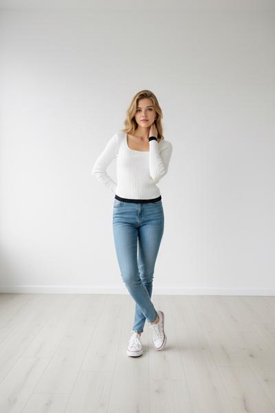 Свитер X-Ray (S-L) XR681 white (деми)