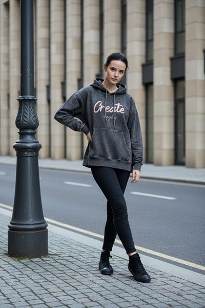 Худи X-Ray (S-L) XR699 grey (деми)