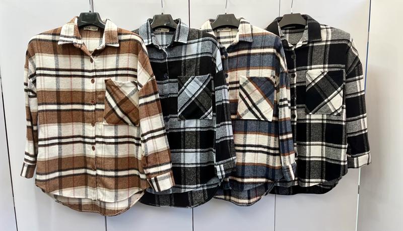 Рубашка X-Ray (S-L) XR706 black-l.blue (деми)