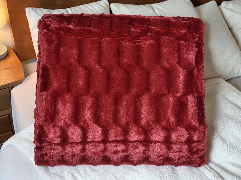 Плед Obuv OK2 (220*240) Травка 220*240 (08977) red (деми)