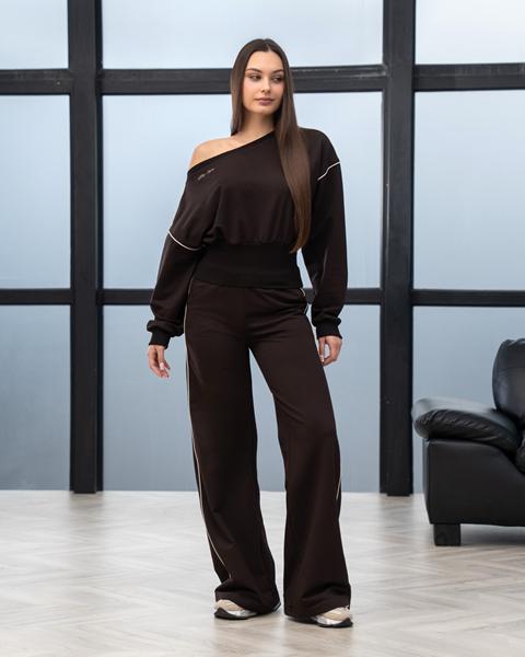 Костюм спорт AZNA (XS-L) Д184 chocolate (деми)